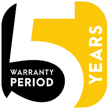 5 Years Warranty